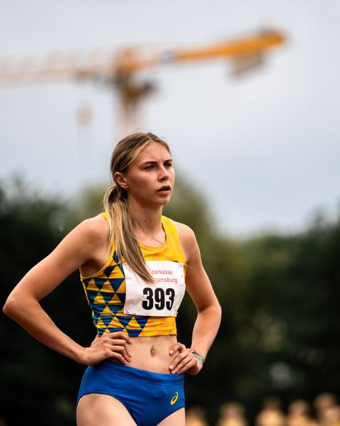 Bilyk Tetiana (UKR) über 400m Hürden am 03.06.2022 waehrend der Sparkassen Gala in Regensburg